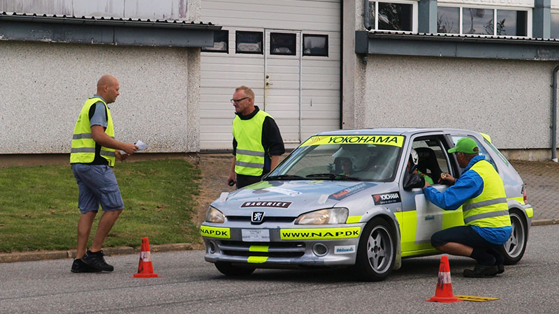 Start på en rally prøve